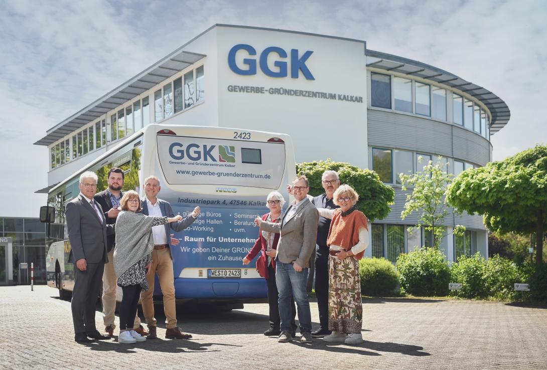 rollende GGK Werbung Heck Werbung Bus GGK